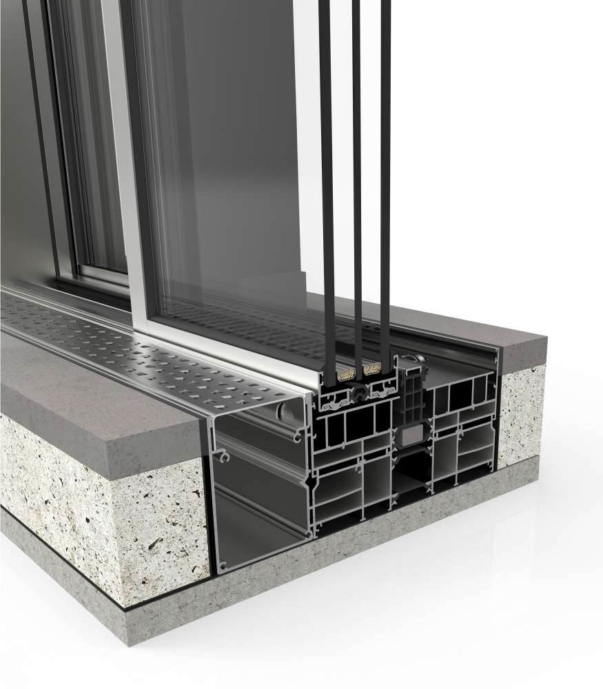 NRGI Ultra Slim Sliding Doors Base Detail 4